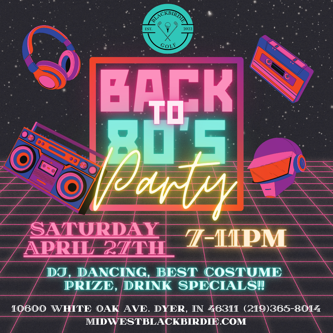 Back to 80's Party Instagram Post